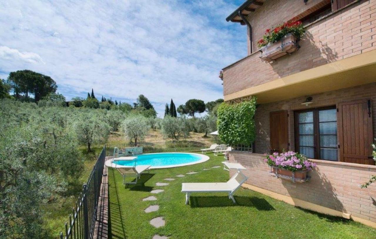 Casa Vacanze Con Piscina A San Gimignano 아파트 호텔 외부 사진