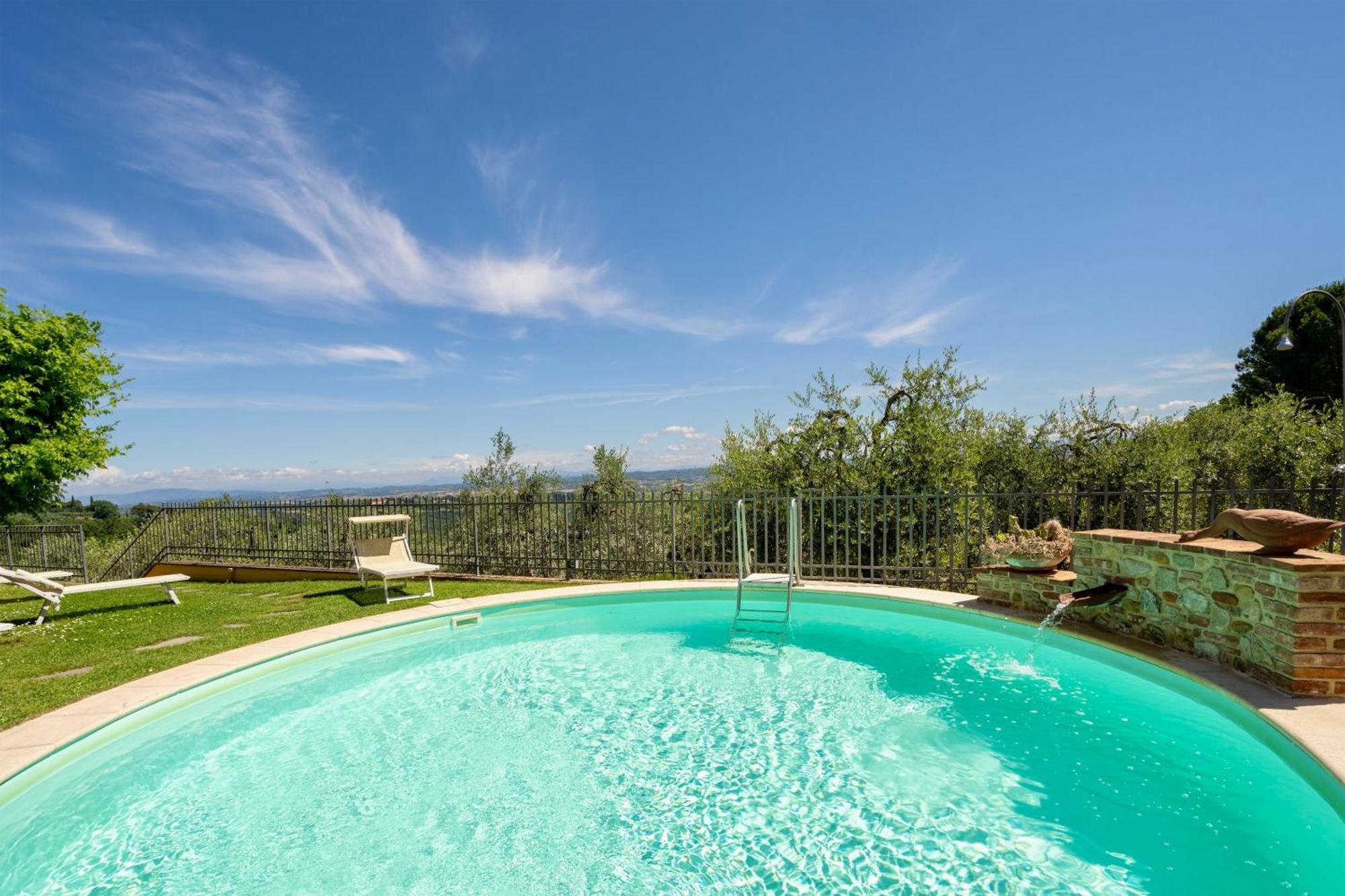 Casa Vacanze Con Piscina A San Gimignano 아파트 호텔 외부 사진