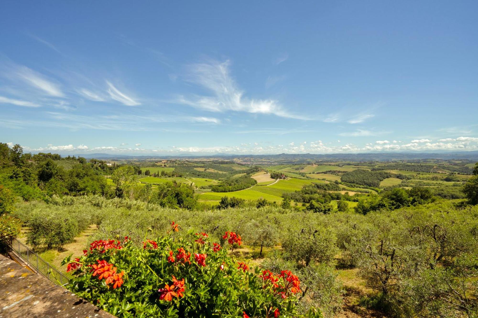 Casa Vacanze Con Piscina A San Gimignano 아파트 호텔 외부 사진