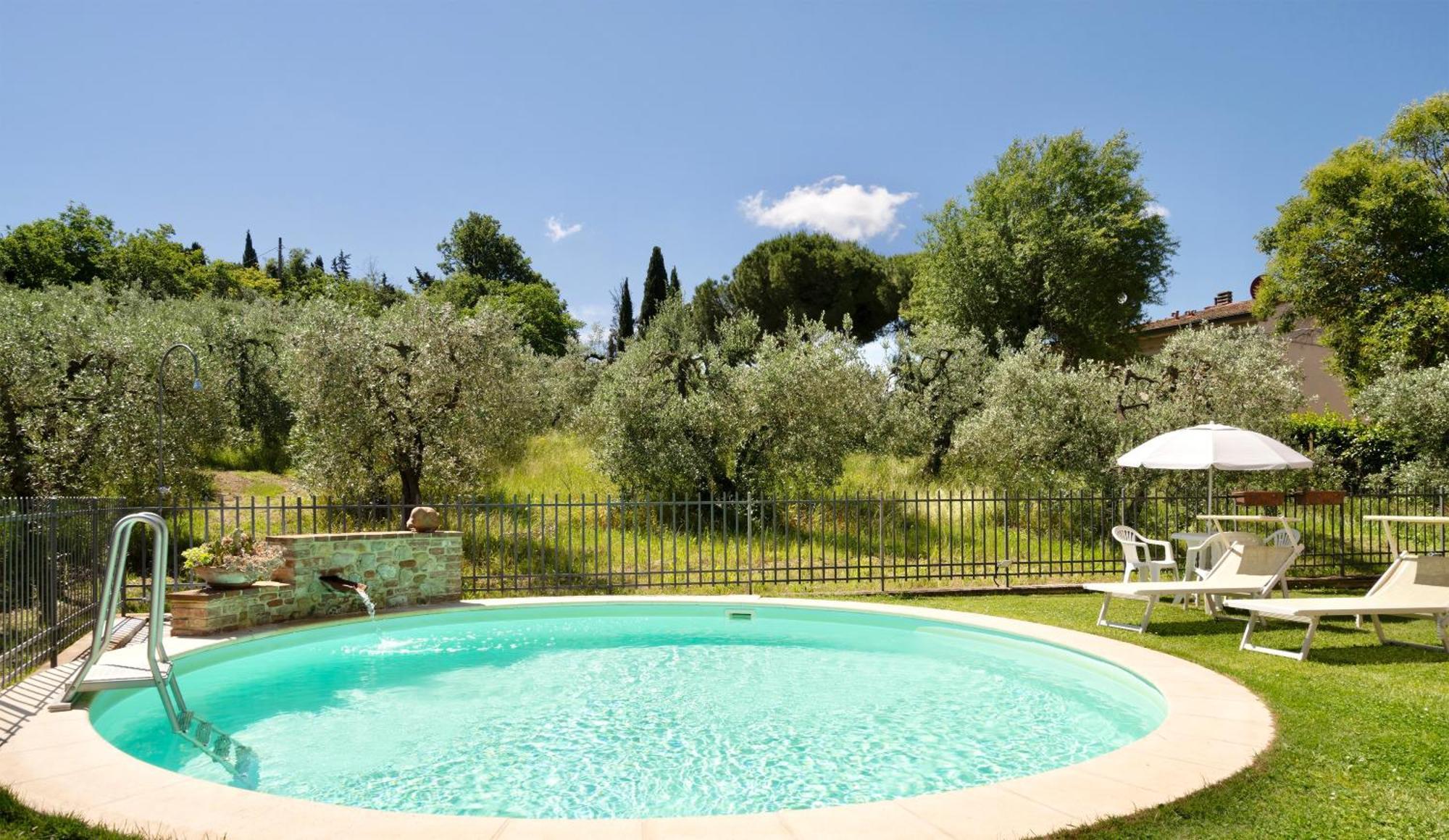 Casa Vacanze Con Piscina A San Gimignano 아파트 호텔 외부 사진